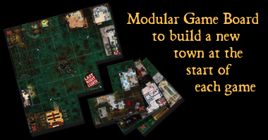 The game board is modular