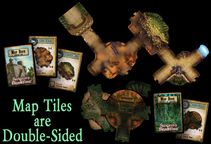 Map Tiles Interlock and are Double-Sided